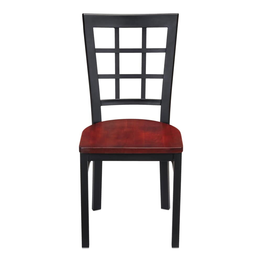 Metal Window-Back Chair