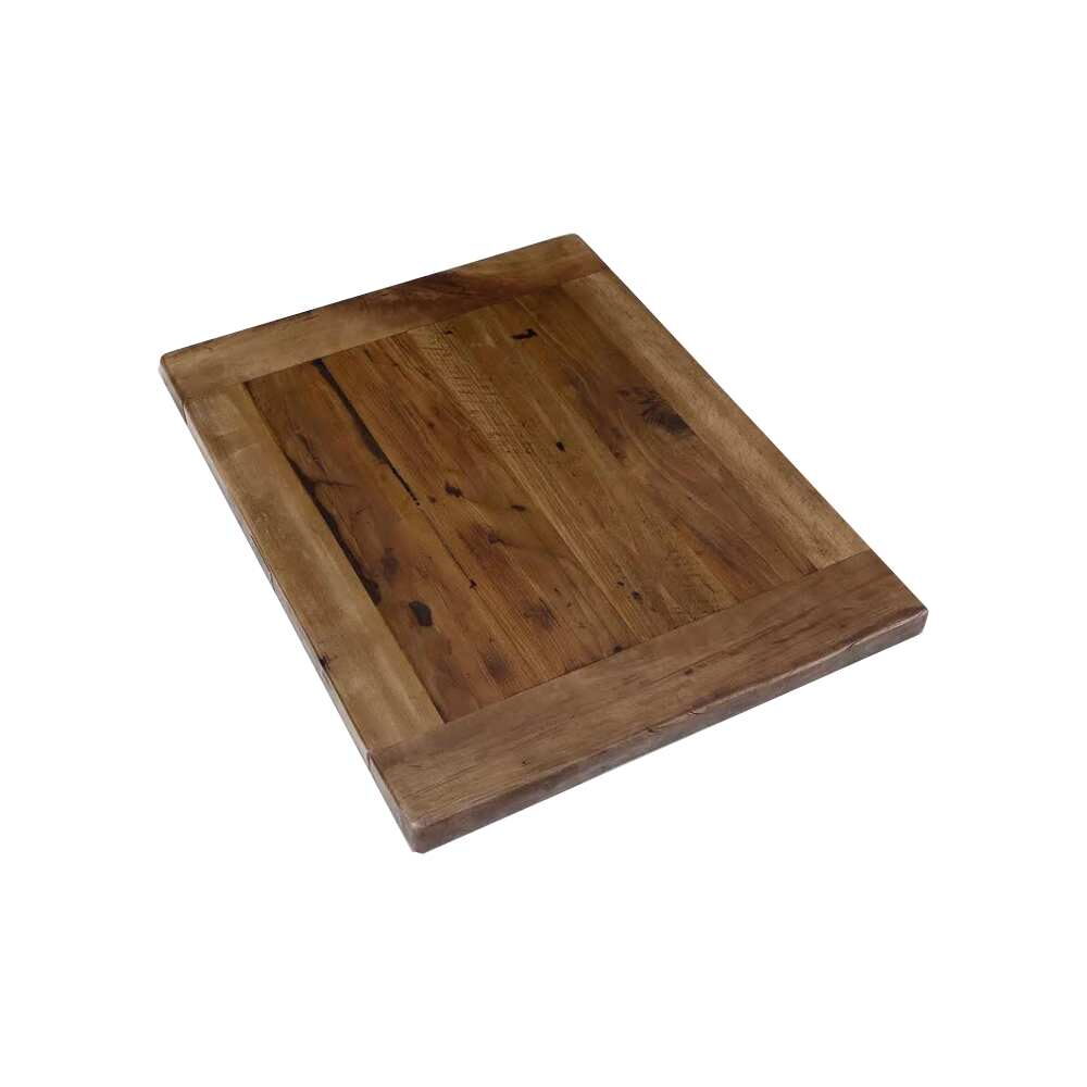 Beadboard Ends Reclaimed Wood Plank Table Top