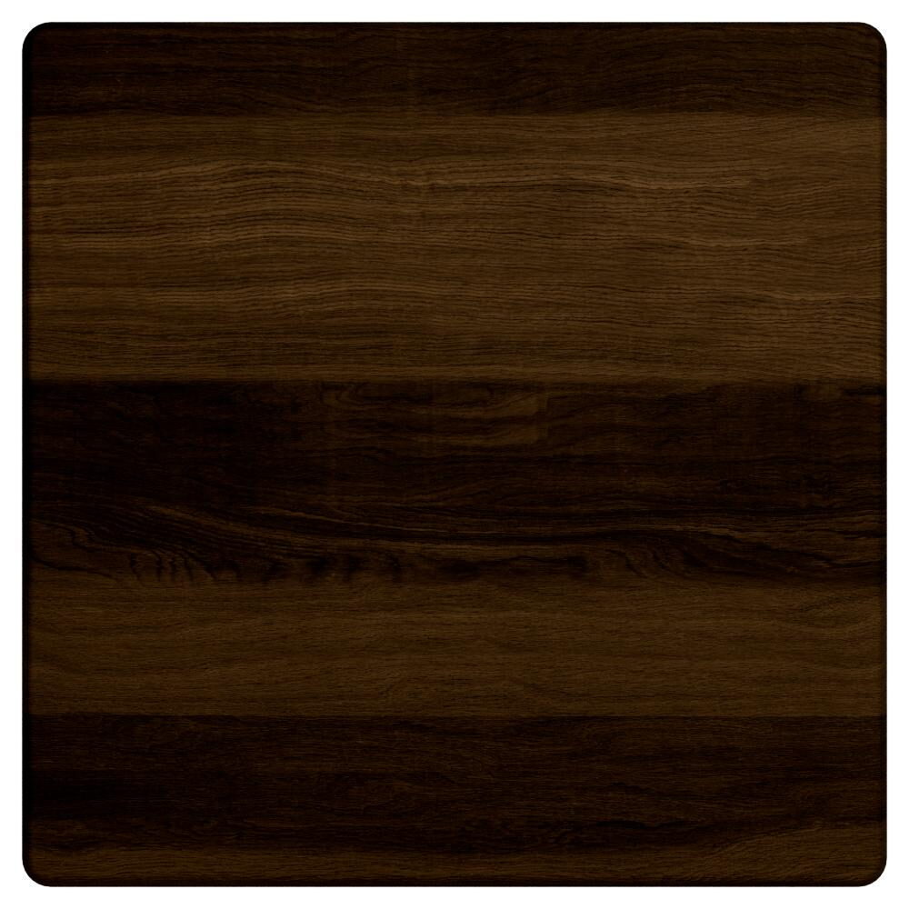 Dark Oak Finish Resin Table Top