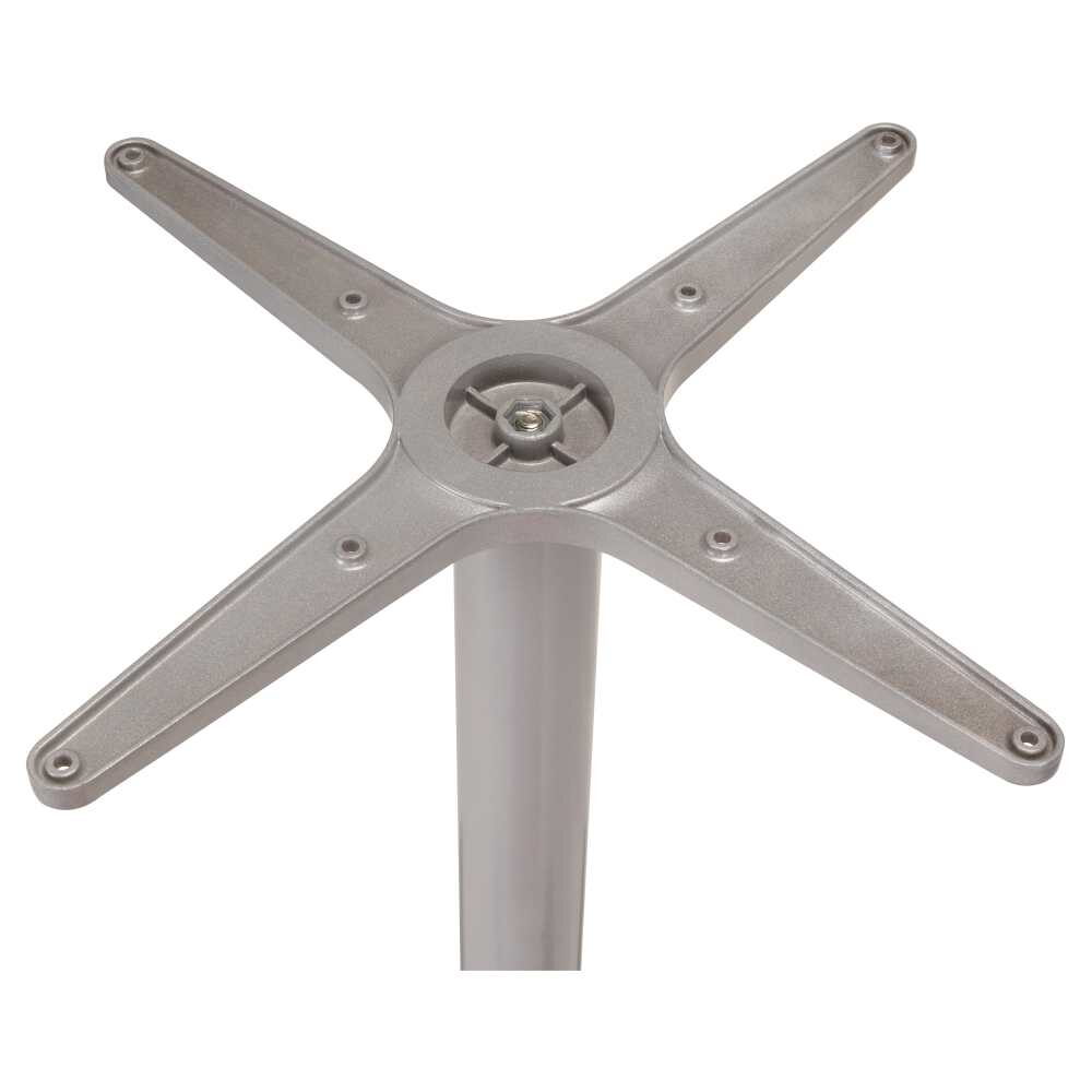 42" Bar Height Modern Aluminum Table Base