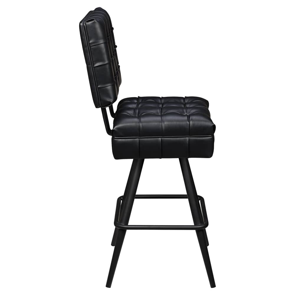 Square Frame Trionfo Tufted Bucket Bar Stool