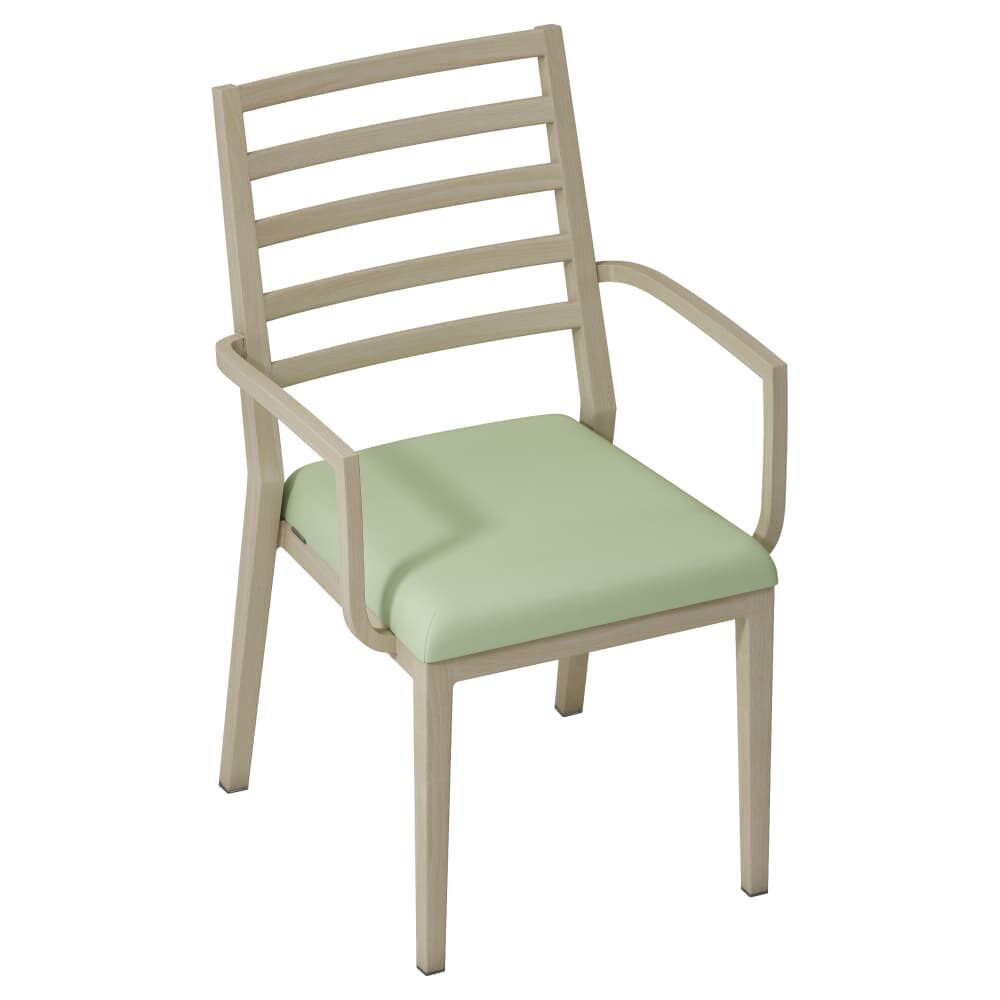 Aluminum Ladder-Back Ernest Armchair