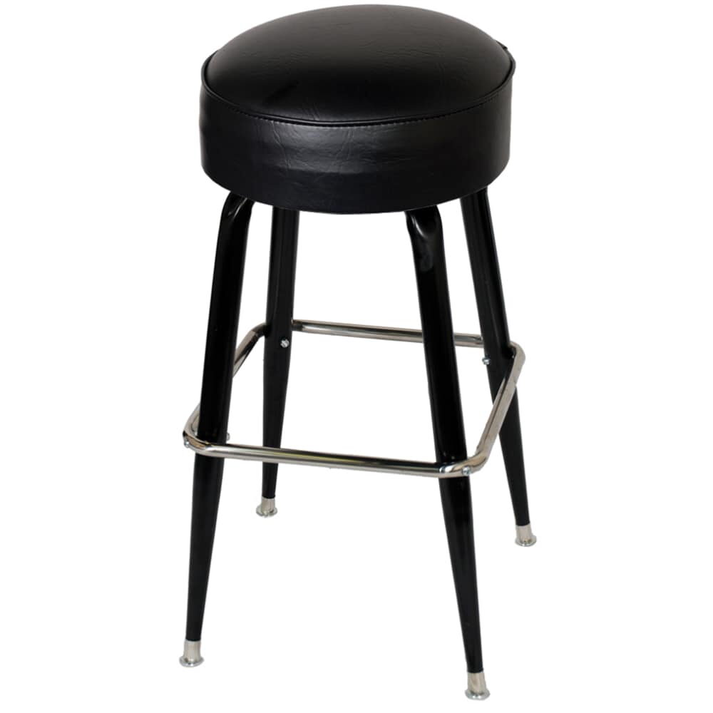 Footrest Swivel Backless Bar Stool