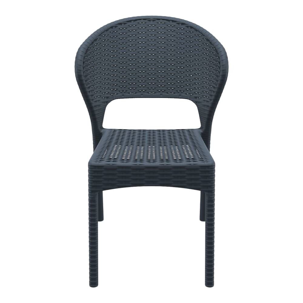 Wicker Look Resin Patio Terrace Chair