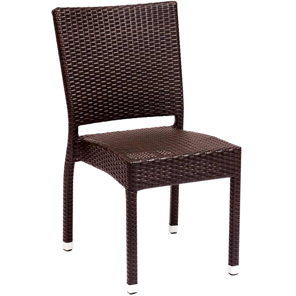 Chocolate Woven Rattan Felix Patio Chair