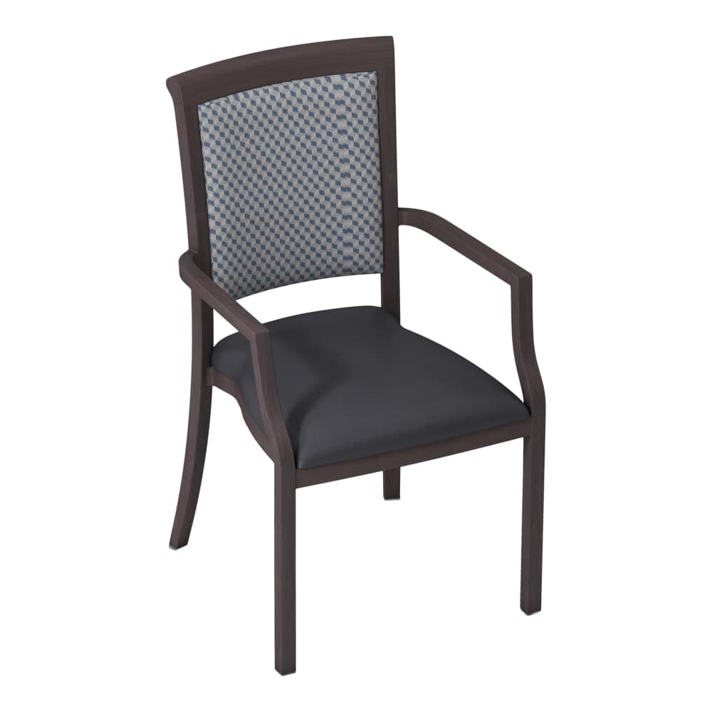 High Back Aluminum Clemens Armchair