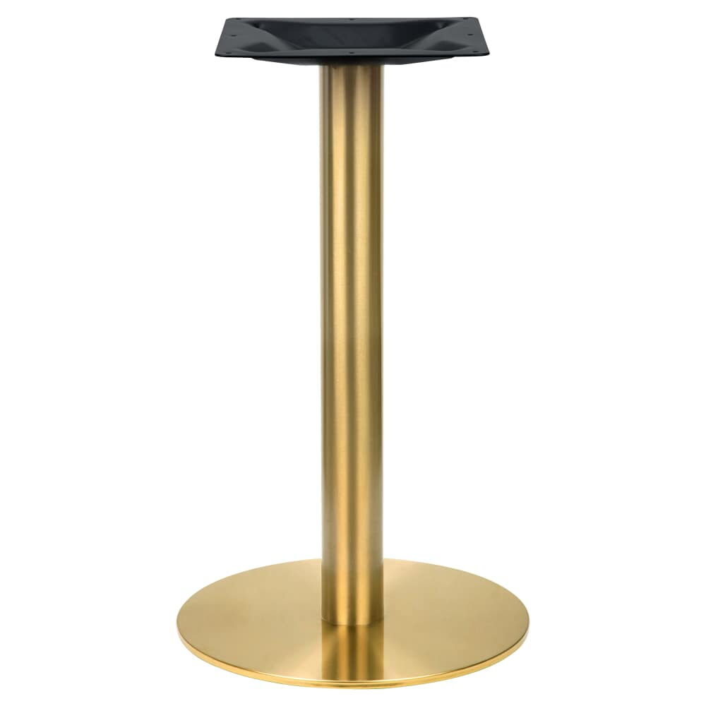 Standard Height Gold Round Table Base