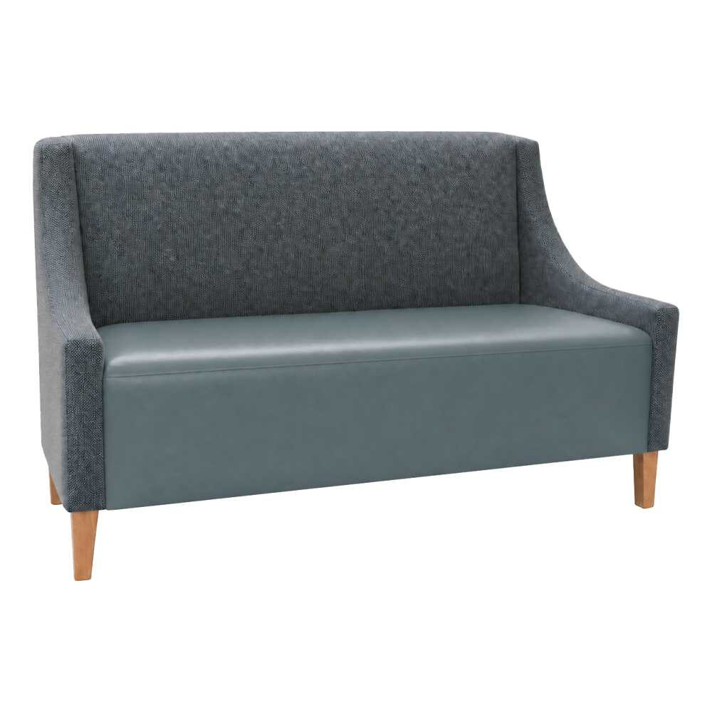 Plain-Back Torqela Lounge Booth with Arms