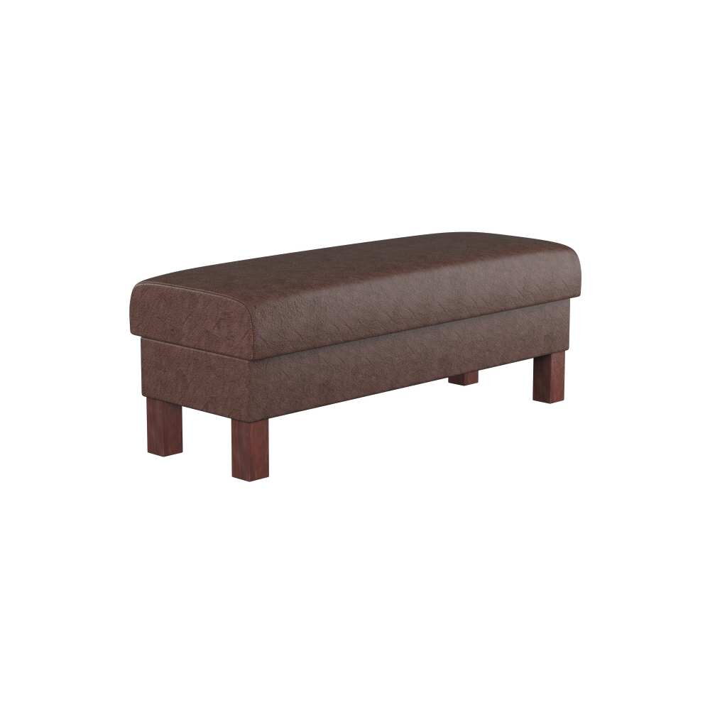 Wood Legs Plain Waiting Bench