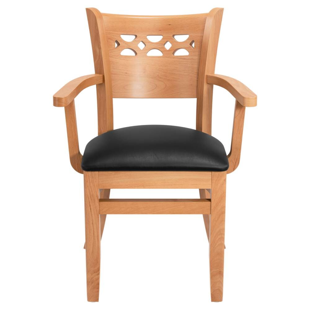 Wood Leonardo Chair with Arms