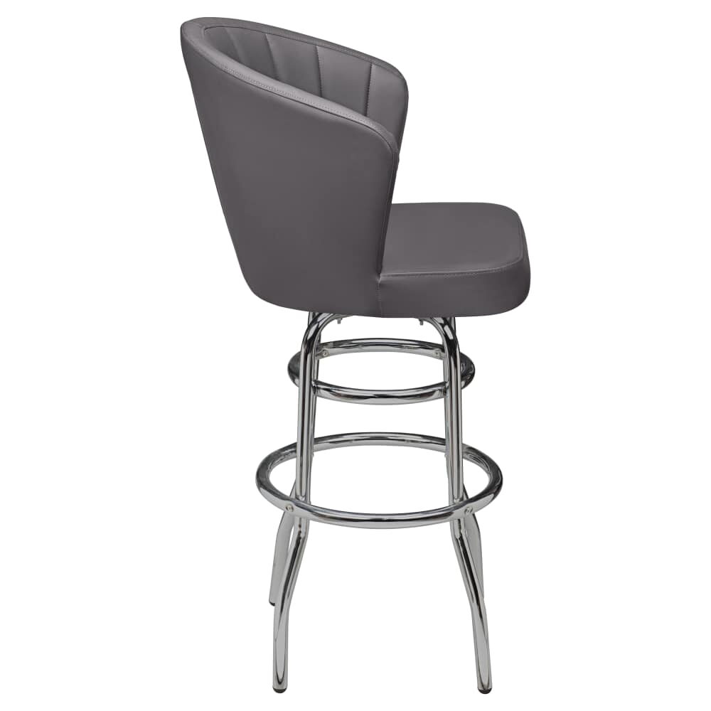 Chrome Frame Aria Swivel Bar Stool
