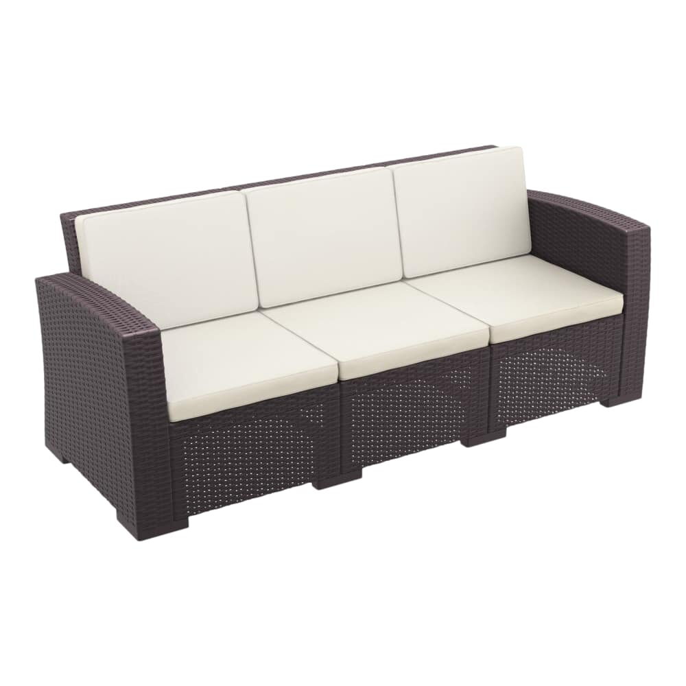 Resin Shelly Patio Sofa