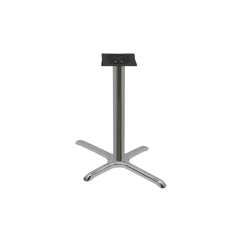 Standard Height Chrome X-Prong Table Base