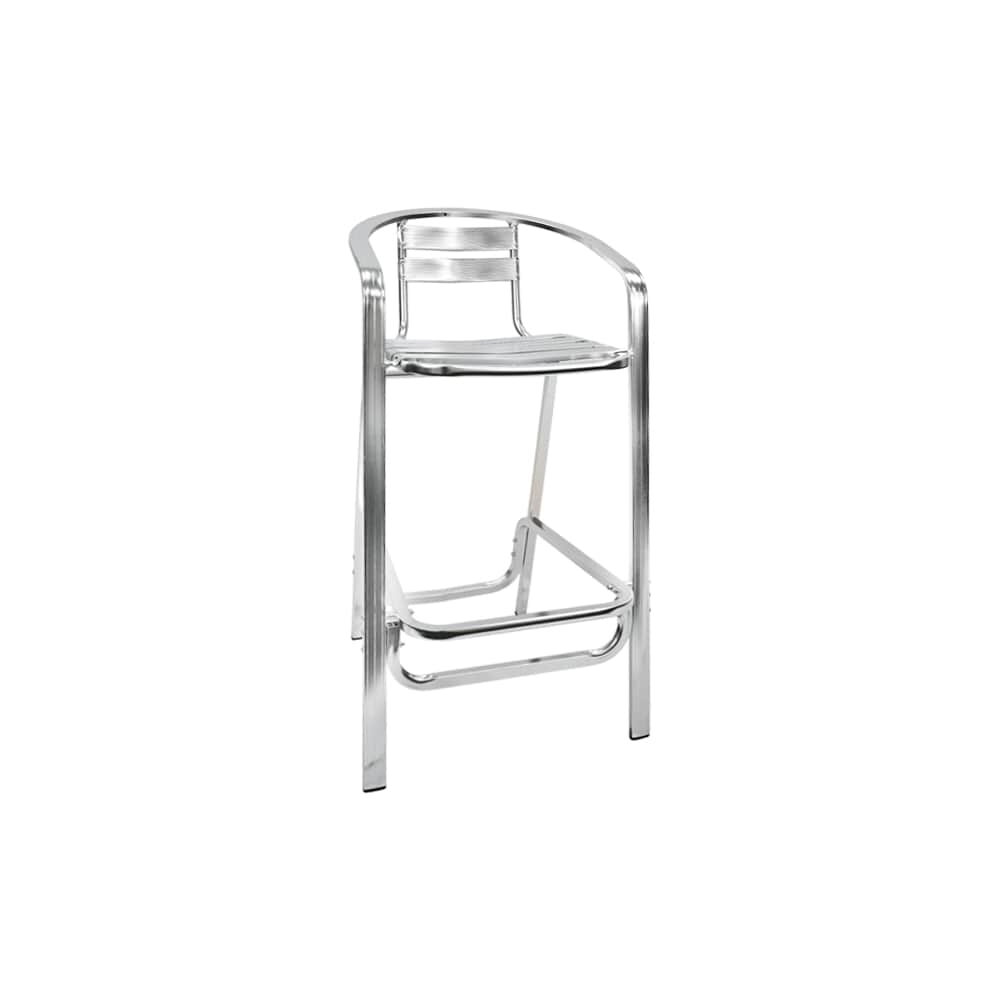 Patio Aluminum Double Tube Bar Stool