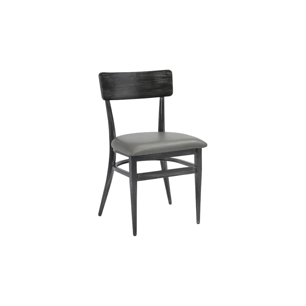Urban Style Curved Back Metal Chair