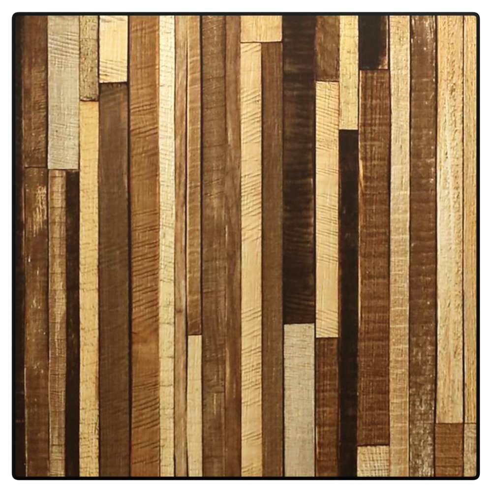 Phenolic Edge Reclaimed Wood Outdoor Resin Table Top