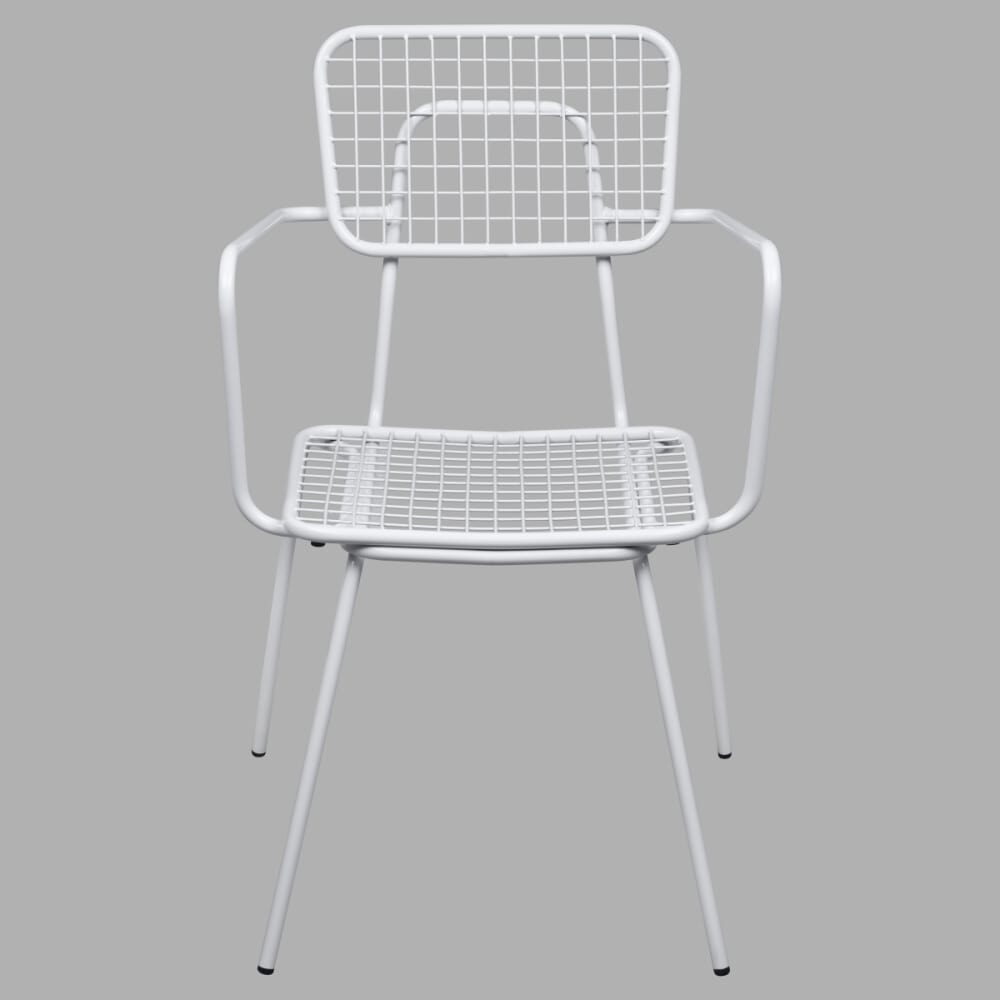 Outdoor White Ollie Armchair