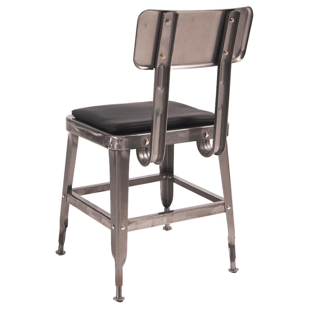 Clear Finish Laurie Bistro-Style Metal Chair