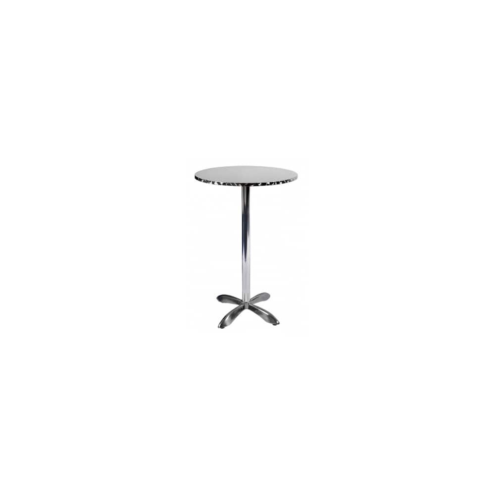 Bar Height Stainless Steel Table with Base