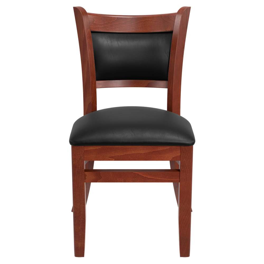 Wood Padded Back Chair