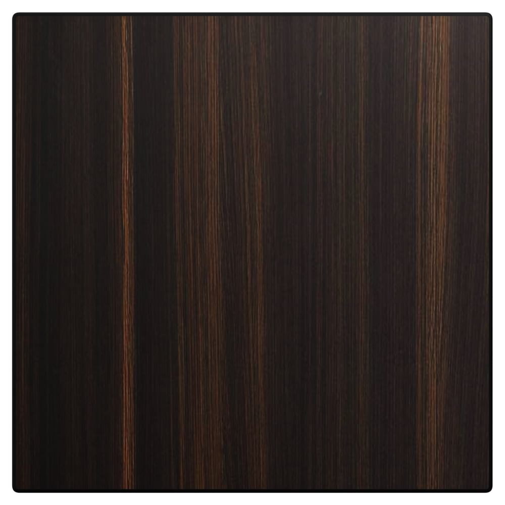 Phenolic Edge Dark Walnut Outdoor Resin Table Top