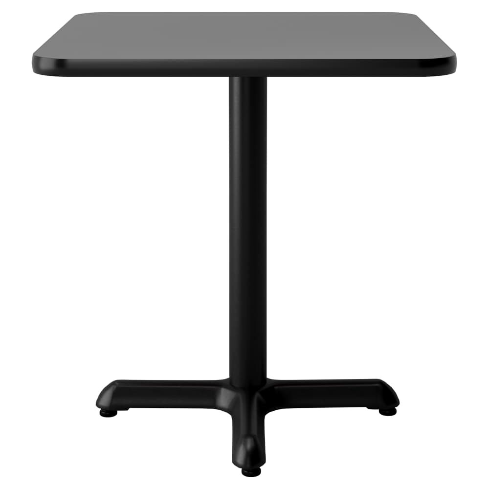 Black and Mahogany Laminate Reversible Table