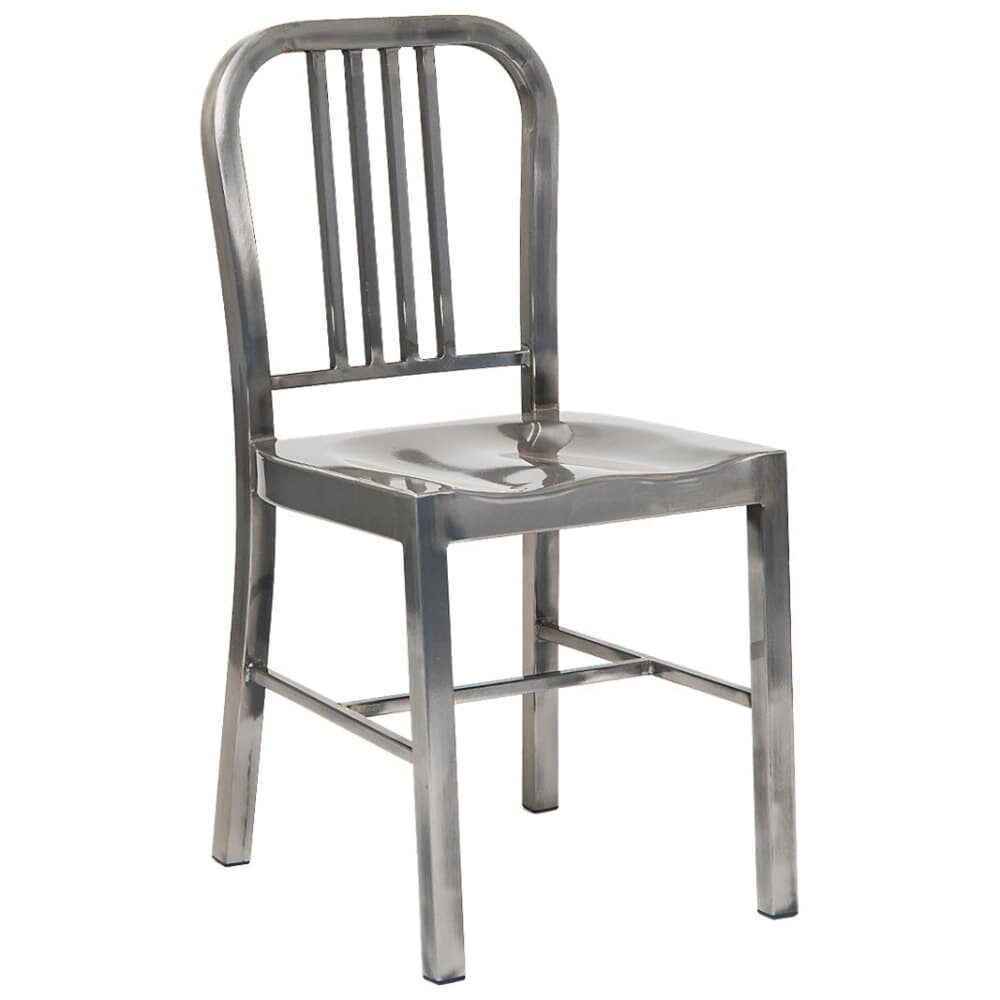 Clear Finish Metal Chair