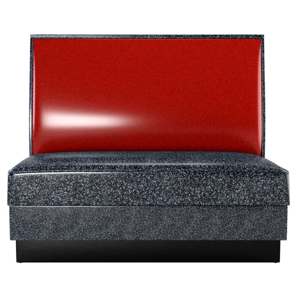 Custom Diner Plain-Back Booth