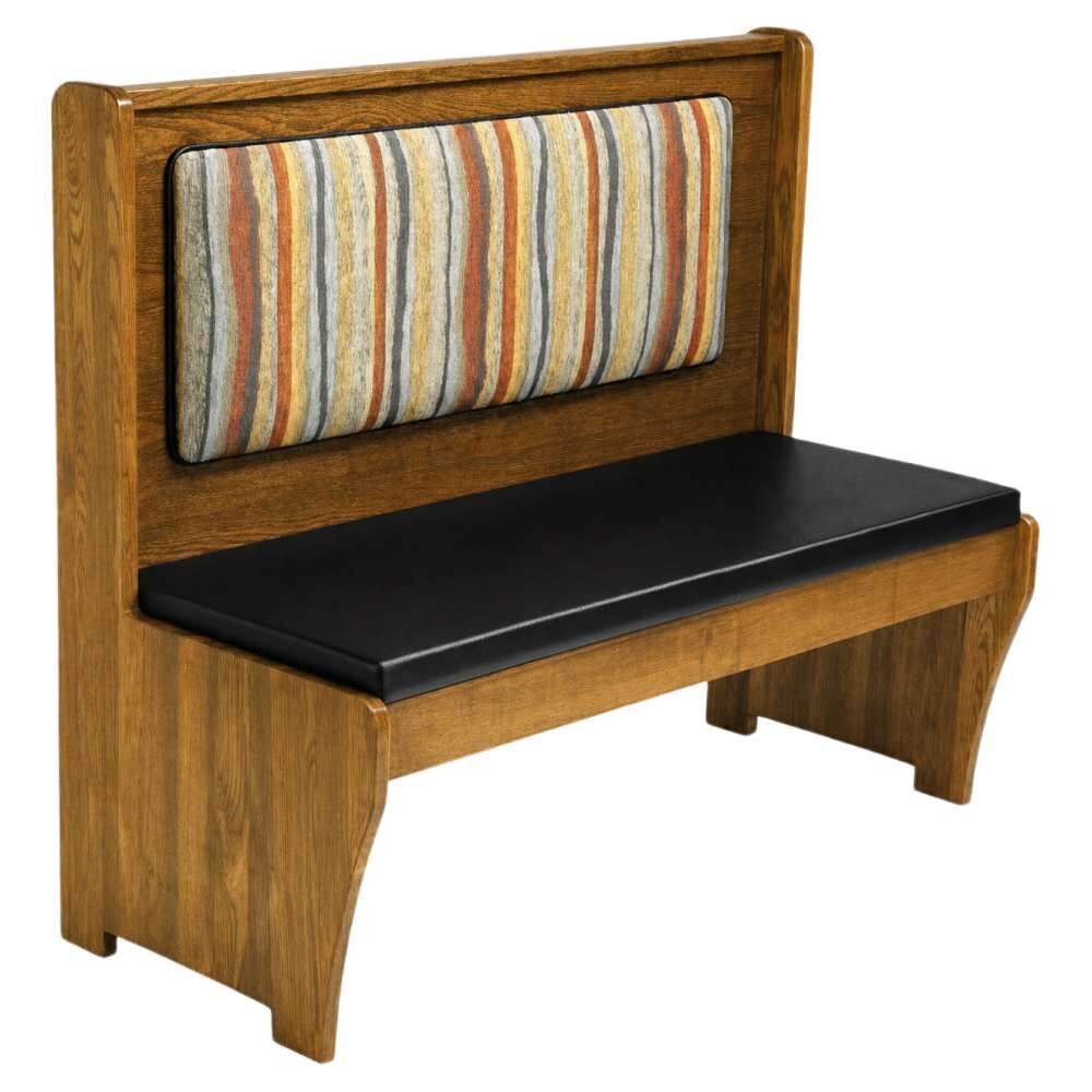 Wood Seat and Back Bench