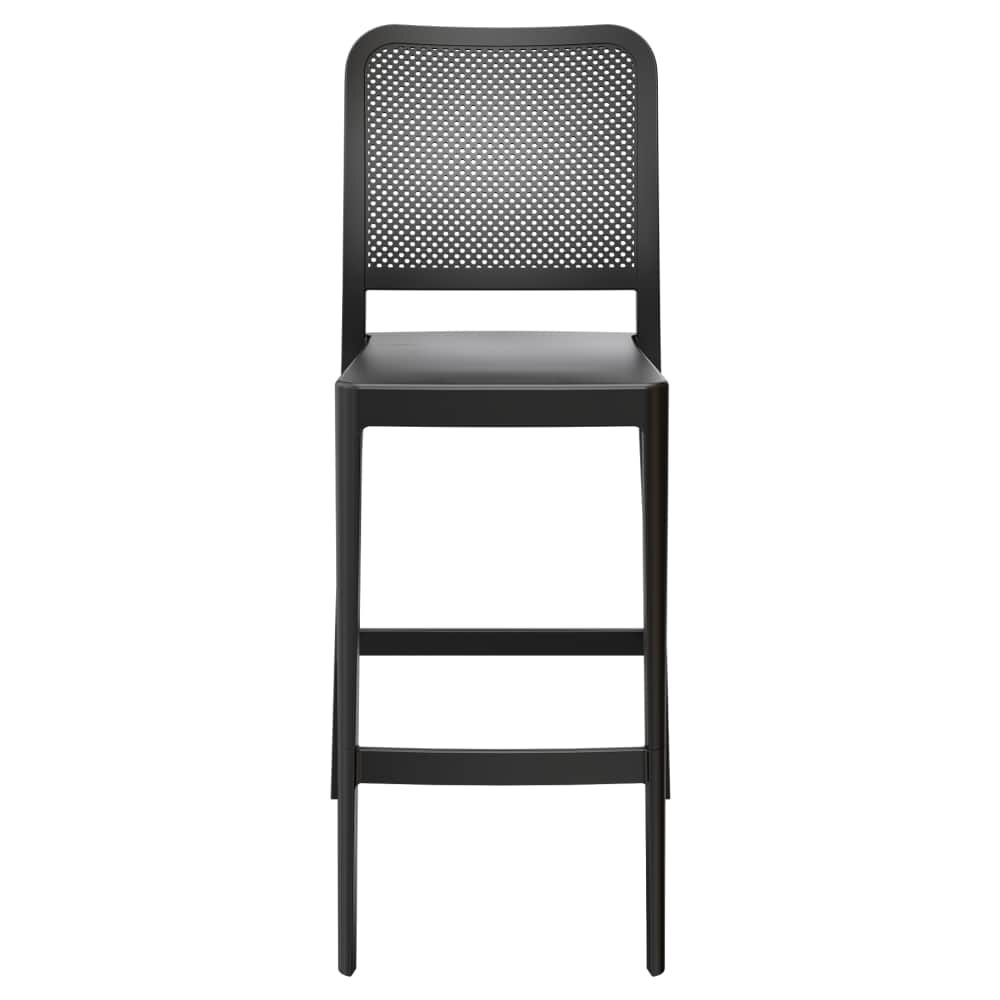 Outdoor Perforated Resin Rowan Bar Stool