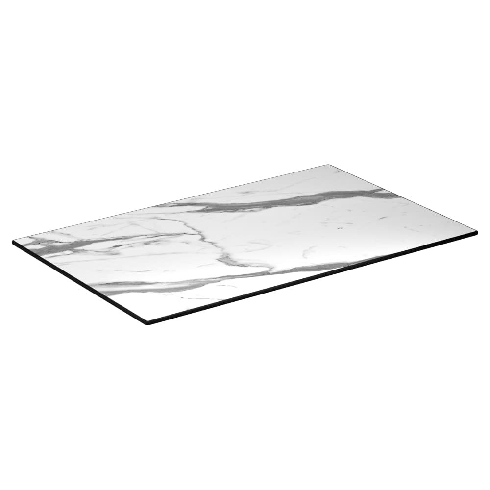 Phenolic Edge Light Marble Outdoor Resin Table Top