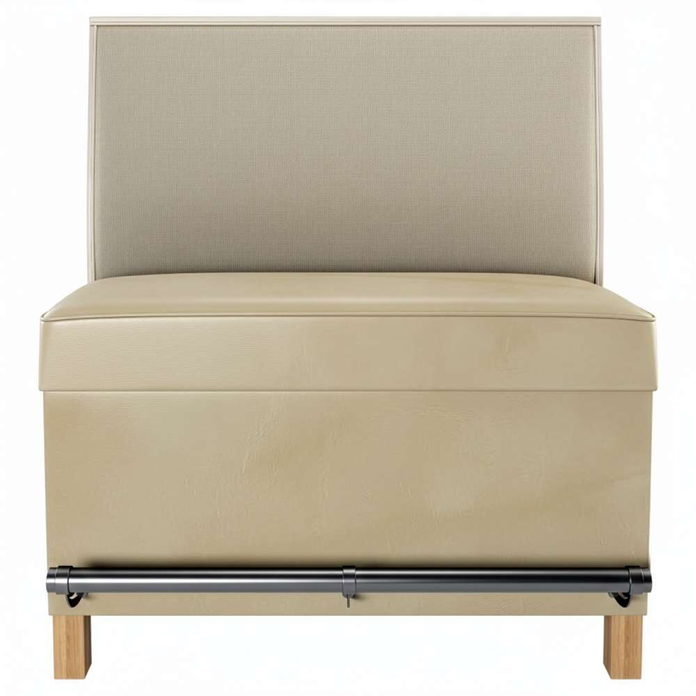Single Plain-Back Bar Booths, Set of 2