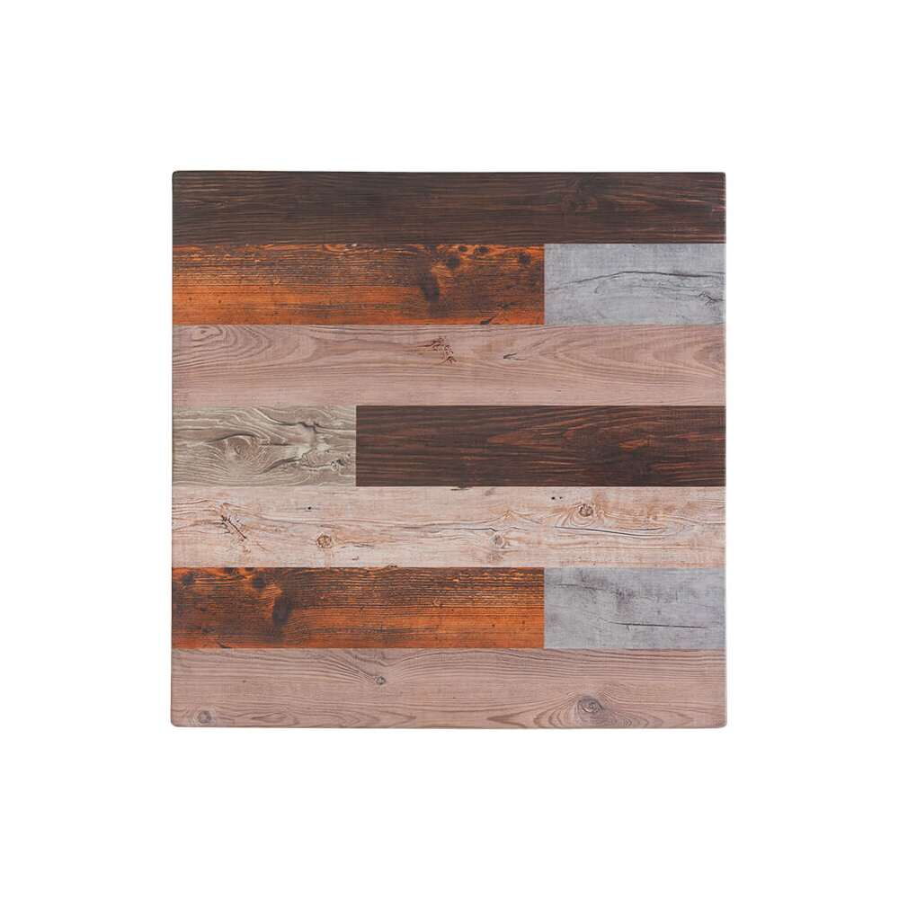 Resin Reclaimed Look Outdoor Table Top