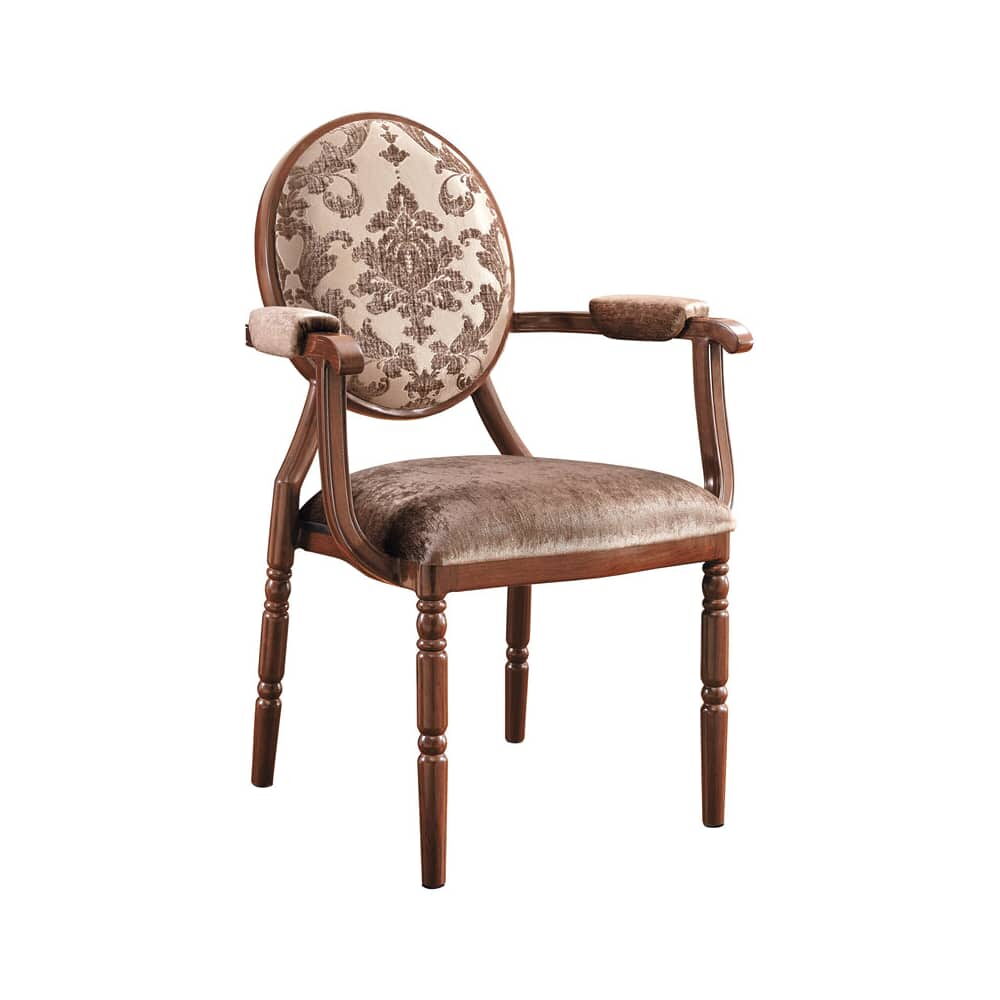 Padded Aluminum Lancre Armchair