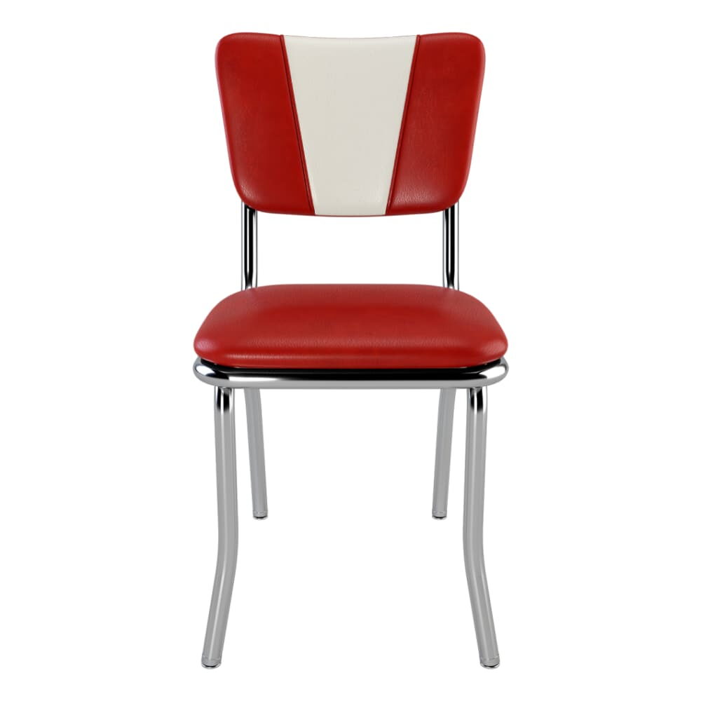 Metal V-Shape Diner Chair