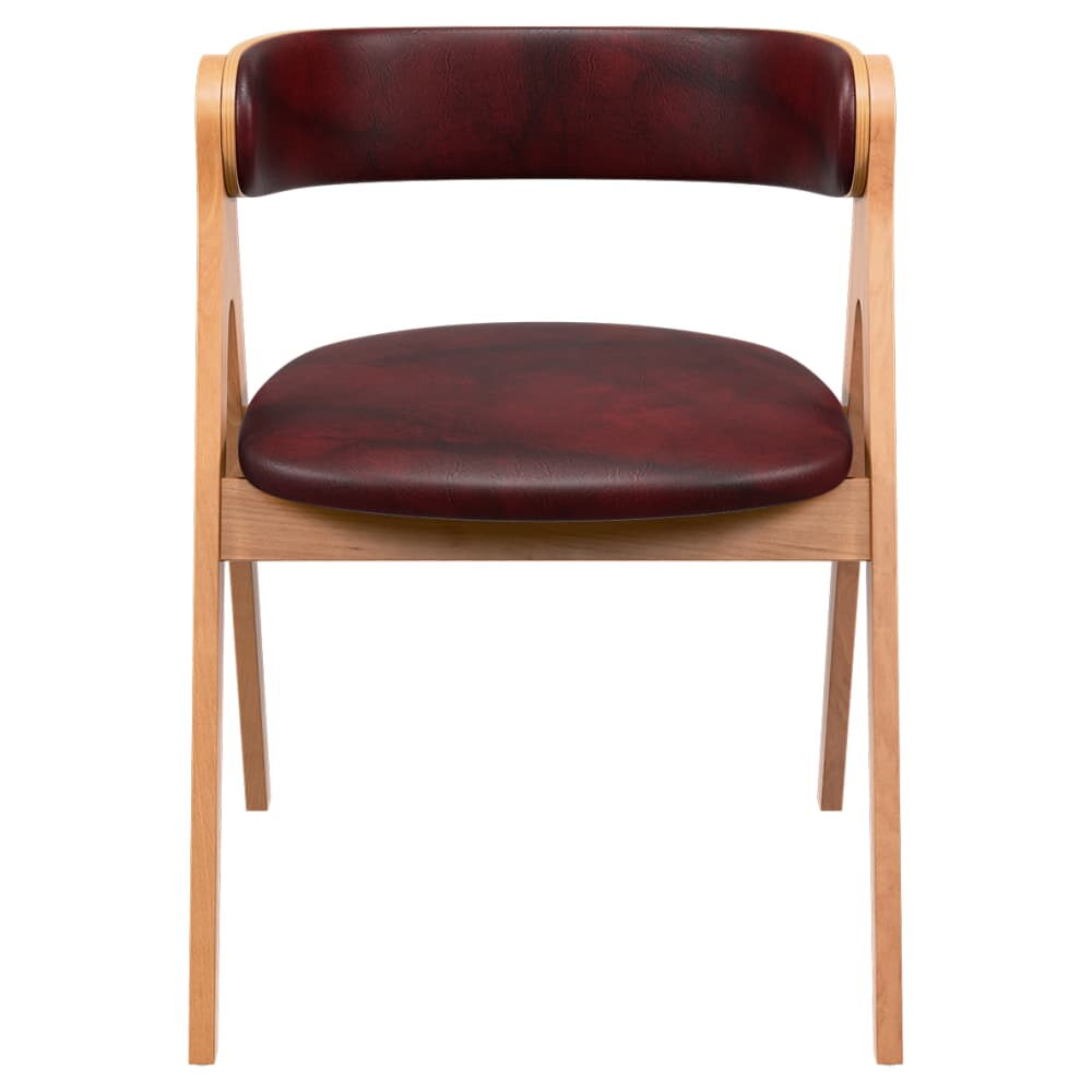 Padded Back Wood Strand Chair
