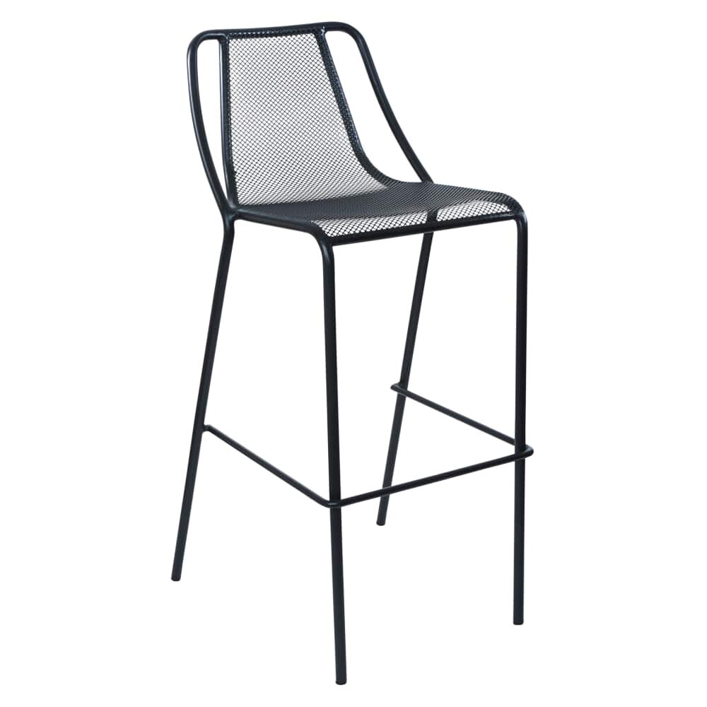 Metal Mesh Modern Patio Bar Stool