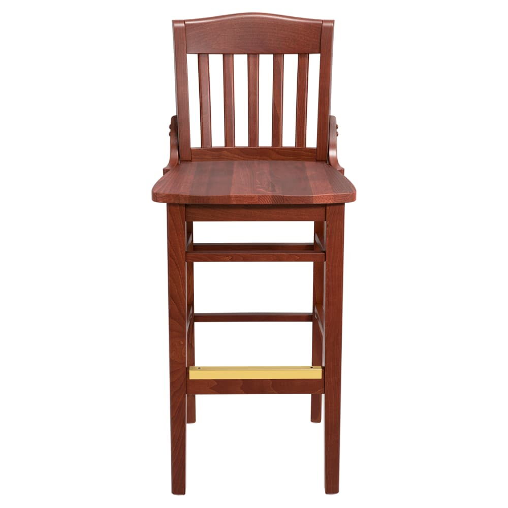 Wood School House Bar Stool