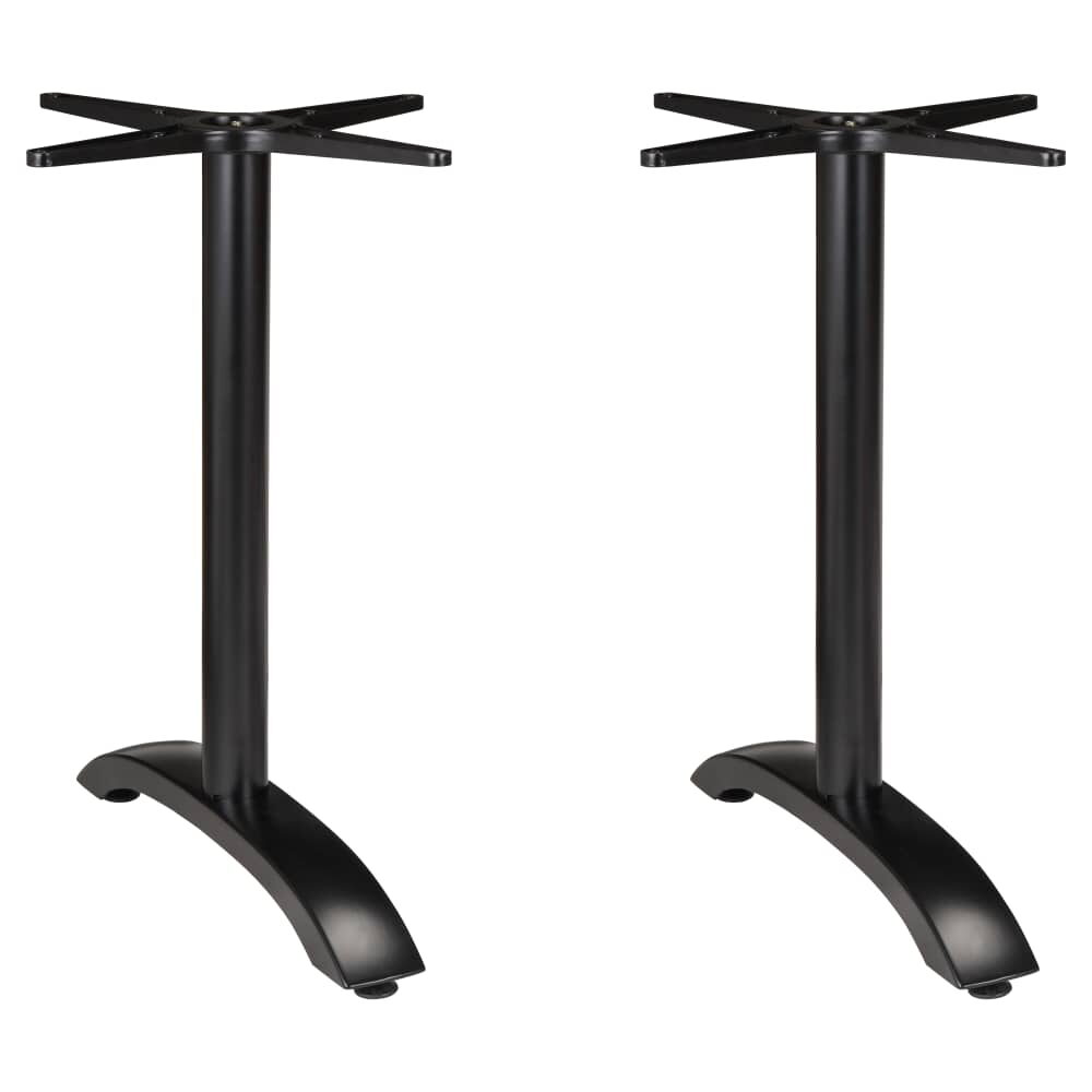 Standard Height Black Aluminum Table Base