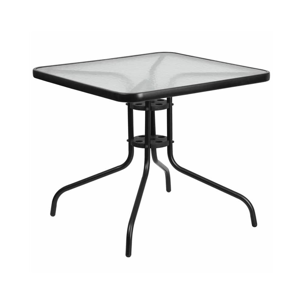 Outdoor Tempered Glass Patio Table
