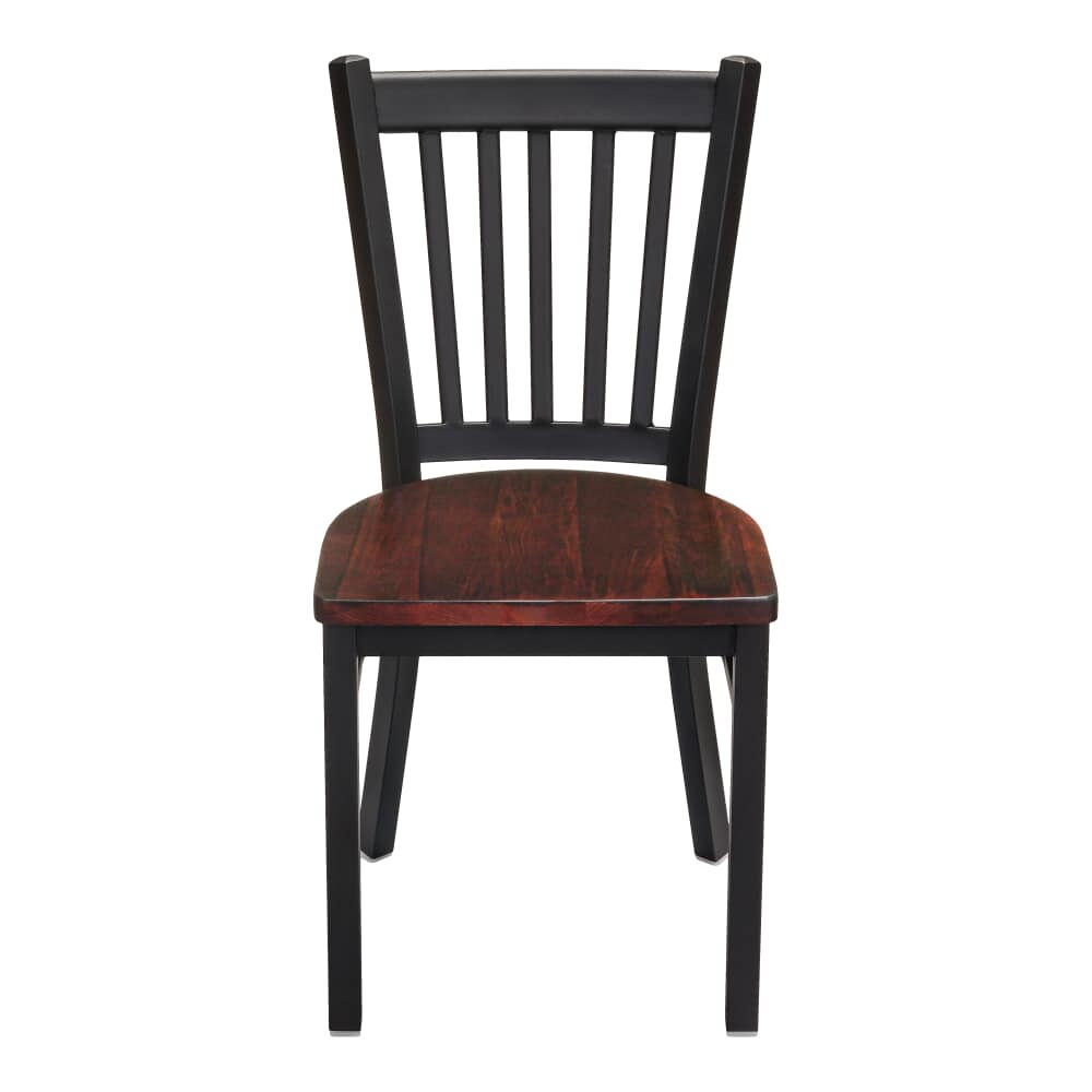 Vertical Slat Metal Chair