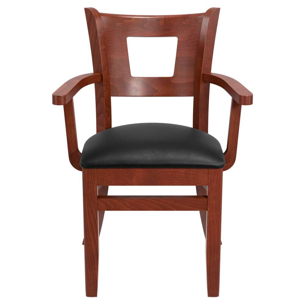 Wood Duna Chair with Arms