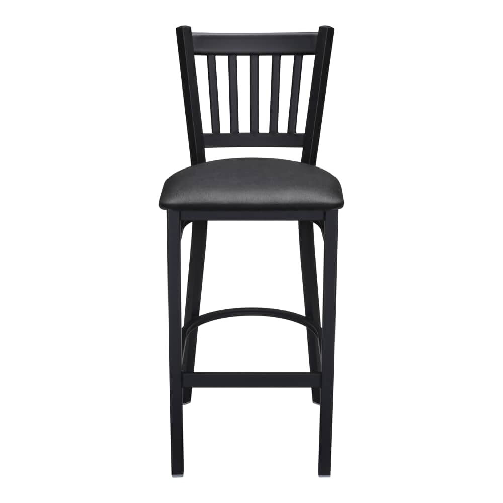 Metal Vertical Slat Bar Stool
