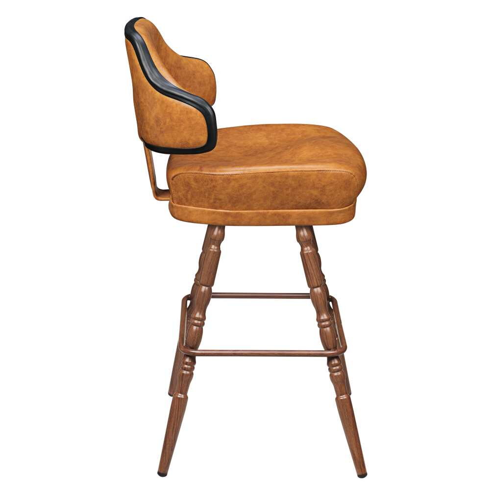 Vintage Frame Gioco Casino Bucket Bar Stool