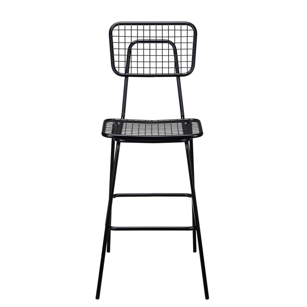 Outdoor Black Ollie Bar Stool