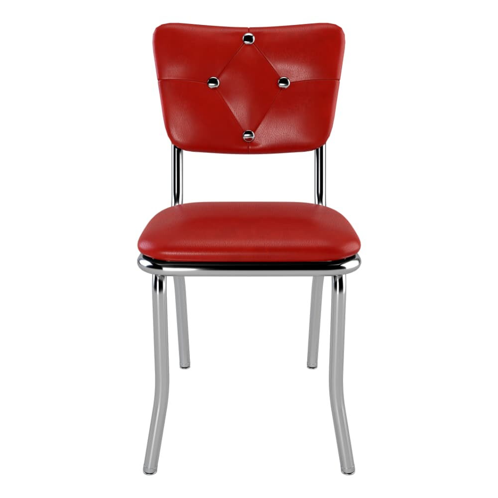Button-Tufted Back Diamond Diner Chair