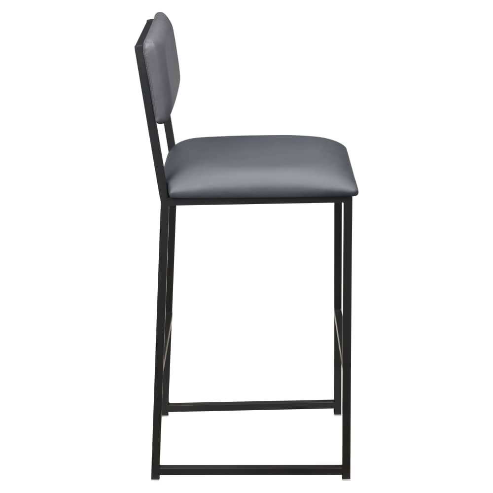 Padded Back Indy Metal Bar Stool