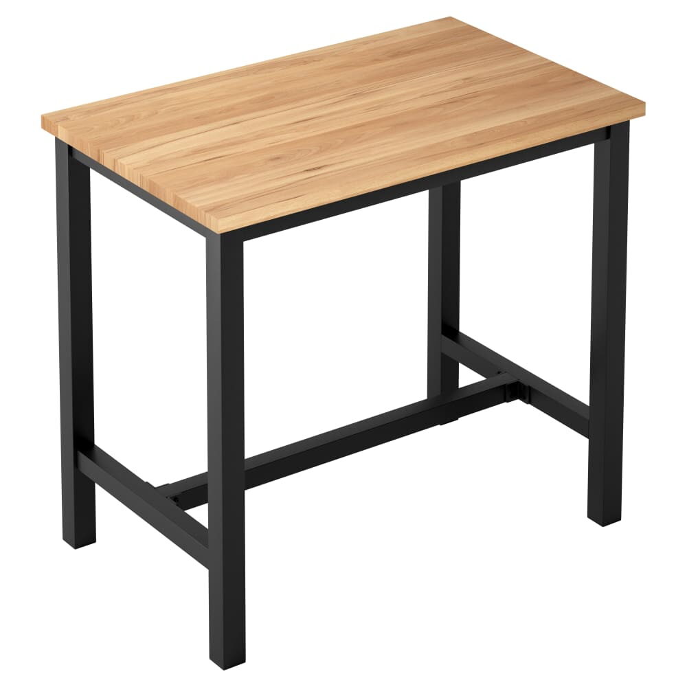 Black Finish Ottis Bar-Height Table Set