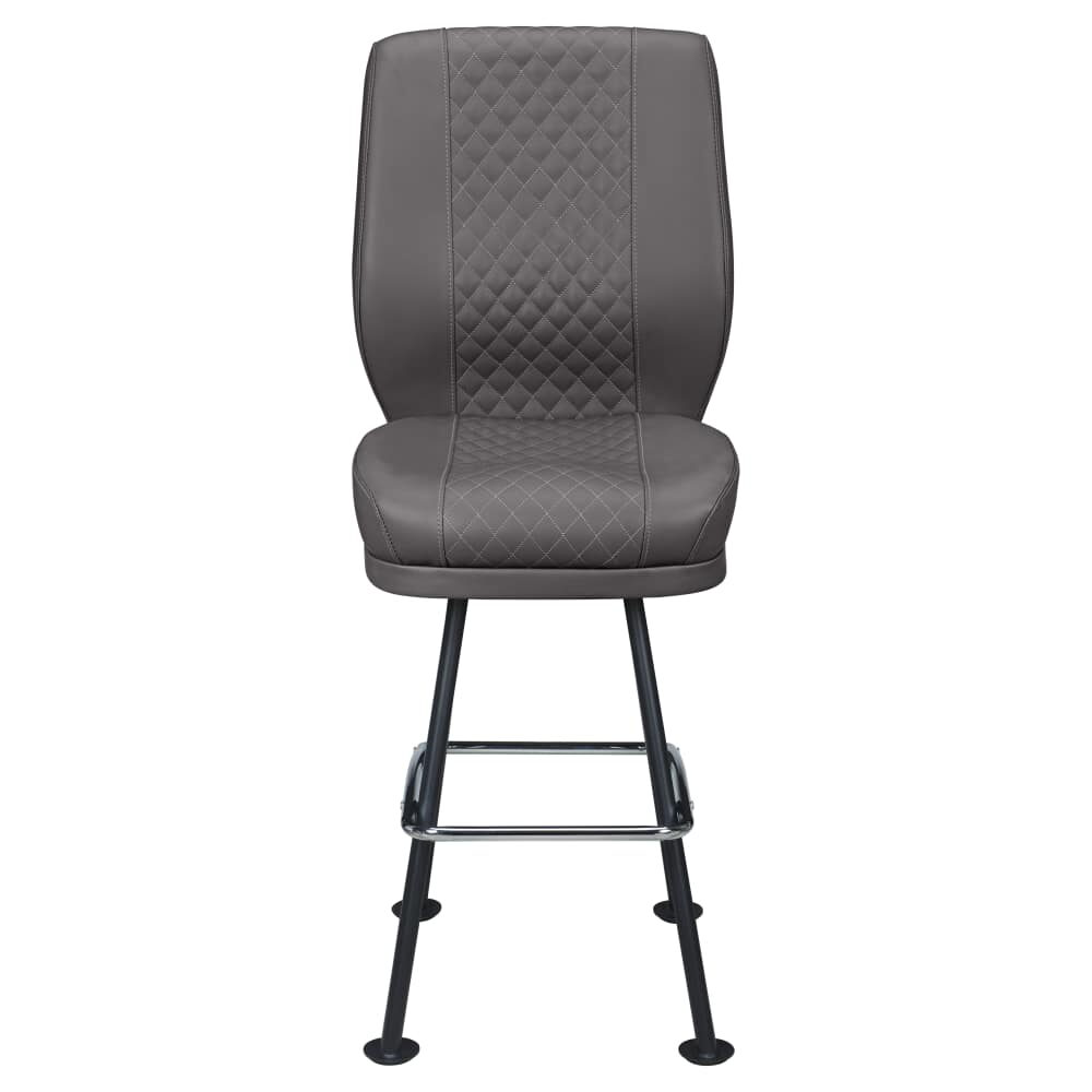 Arched-Oval Frame Tesoro Diamond-Back Bucket Bar Stool