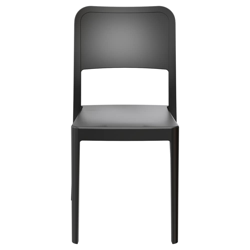 Outdoor Resin Solid-Back Parker Chair